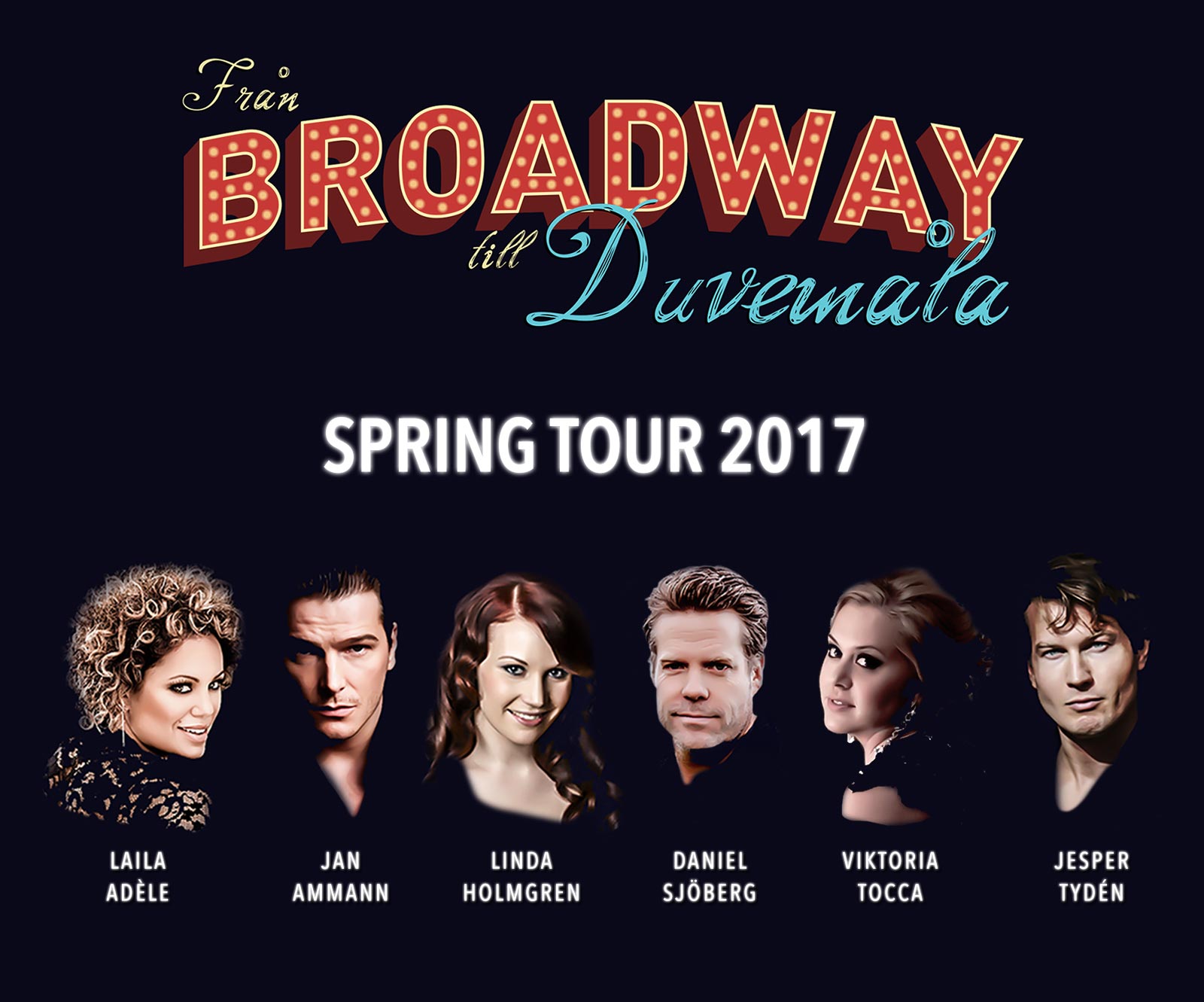 “Från Broadway till Duvemåla” spring tour confirmed